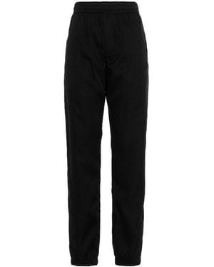 Givenchy High-Waisted Tapered Track Pants - Black
