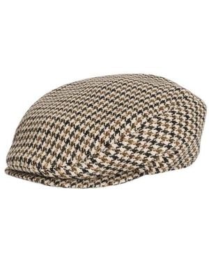 Dolce & Gabbana Checked Flat Cap - White