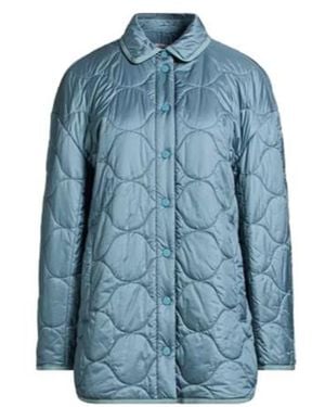 Max Mara Minimalist Plaid Jacket - Blue