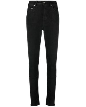Rick Owens High-Waist Skinny-Fit Trousers - Black