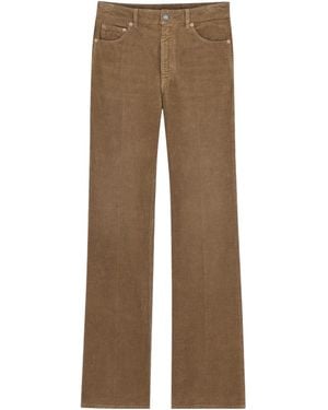 Saint Laurent Belt Loop Casual Trousers - Brown