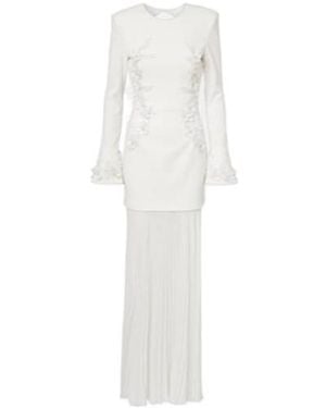 Rebecca Vallance Bridal Xanthe Floral-Appliqué Gown - White
