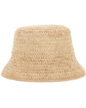 Helen Kaminski Chaturi Raffia Bucket Hat - Natural