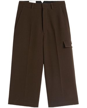 Ami Paris Ami Wide Bermuda Shorts - Green