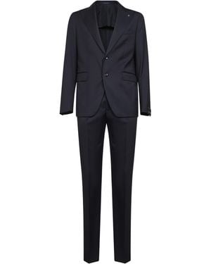 Tagliatore Single-Breasted Suit - Blue