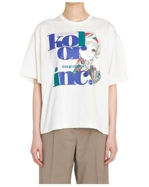 Kolor Letter T-Shirt - White