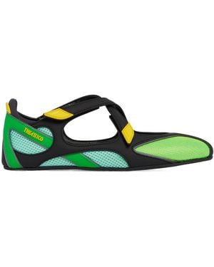 The Attico Flat Floor 01 Ballerinas - Green