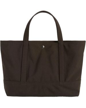 TOTEME Snap-On Handbag - Black