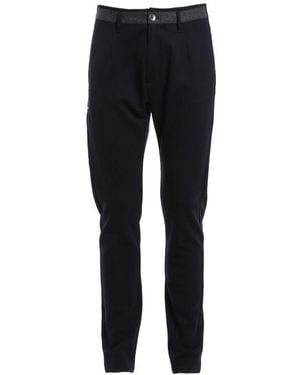 Armani Collezioni Tapered Casual Trousers - Black