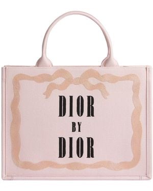 Dior Medium Book Tote With Strap - Pink