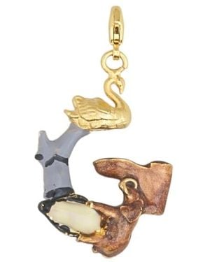 Marni Alphabet G Charm Pendant - White