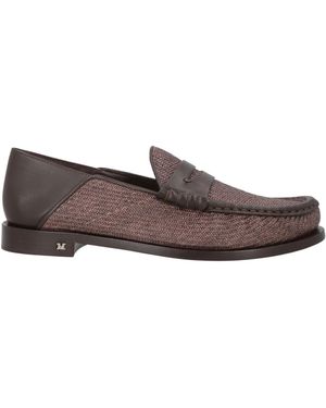Max Mara Plain Color Loafers - Brown