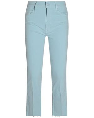 Mother Slim Cut Flared Jeans - Blue