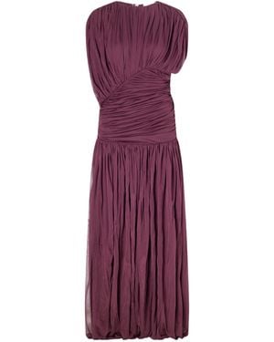 TOVE Pleated Dress - Purple