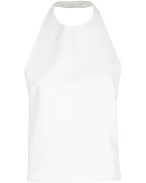 Loulou de Saison Sami Halterneck Vest - White