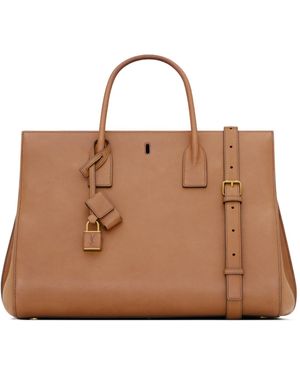 Saint Laurent Sac De Jour Shoulder Bag - Brown