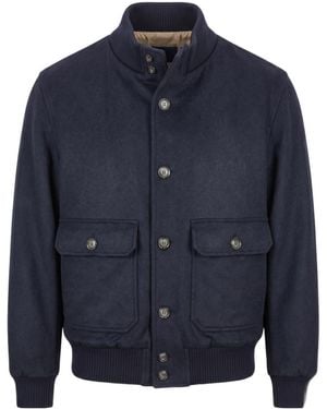 Barba Napoli Long-Sleeve Jacket - Blue