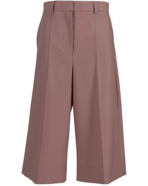 Stella McCartney Pressed Crease Tailored Culotte - Purple