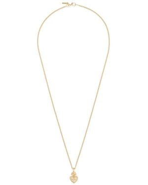 Emanuele Bicocchi Sacred Heart Necklace - White
