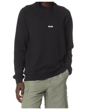 MSGM Logo-Print Sweatshirt - Black
