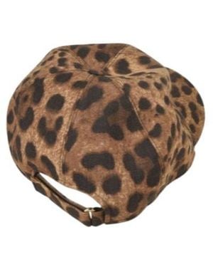 Borsalino Printed Baseball Cap - Brown