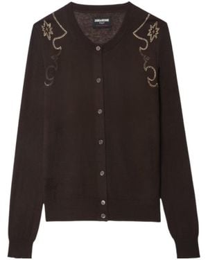 Zadig & Voltaire Missya Knitted Cardigan - Black