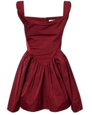 Vivienne Westwood Mini Sunday Draped Corset Dress - Red