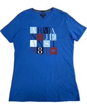 Armani Jeans Crew Neck T-Shirt - Blue
