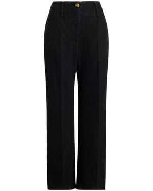 Patou Wide Waistband Denim Jeans - Black