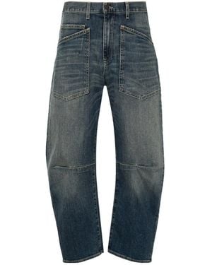 Nili Lotan Belt-Loop Jeans - Blue