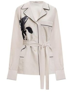 Ermanno Scervino Long Sleeve Jacket - White