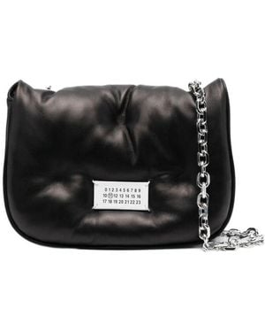 Maison Margiela Glam Slam Quilted Messenger Bag - Black