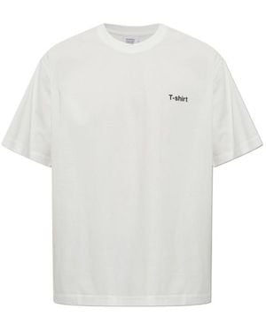 Vetements Crew Neck Short-Sleeved T-Shirt - White