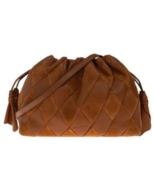 Zimmermann Cloud 91 Medium Clutch Bag - Brown