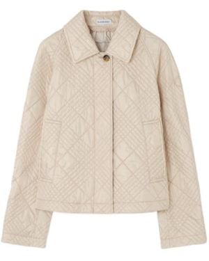 Burberry Quilted Nylon Tiffield Jacket - Natural