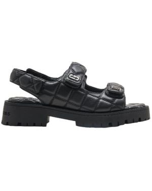 Marc Jacobs The Quilted Sunny Sandals - Black