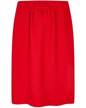 Prada Simple Mid-Length Dress - Red