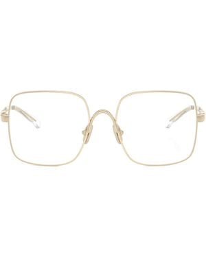 Miu Miu Eyewear Square Frame Glasses - White