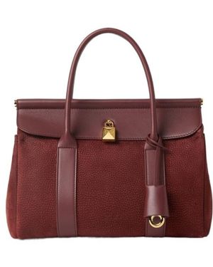 Loro Piana Loom Bag L25 - Red