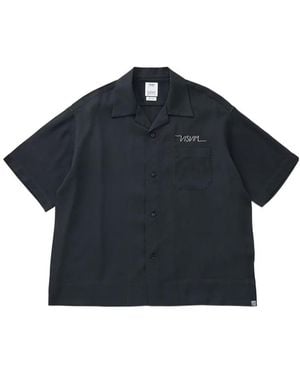 Visvim Copa Short-Sleeve Silk Shirt - Blue