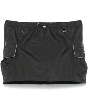 Coperni Cargo Mini Skirt - Black