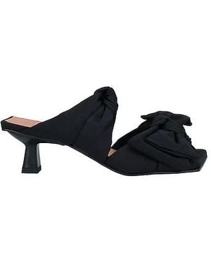Ganni Woven Sandals - Black