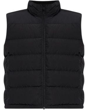 Balenciaga Quilted Logo-Print Gilet - Black