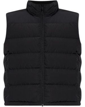 Balenciaga Quilted Logo-Print Gilet - Black
