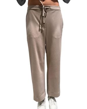Max Mara Drawstring Casual Pants - Natural
