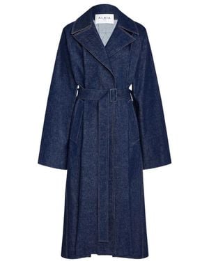 Alaïa Long-Sleeved Windbreaker - Blue