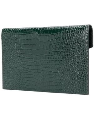 Saint Laurent Uptown Pouch - Green