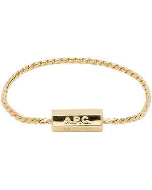A.P.C. Angle Bracelet - Black