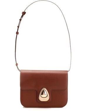 A.P.C. Logo Engraved Astra Small Shoulder Bag - White