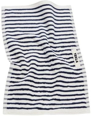 Tekla Striped Towel - Blue